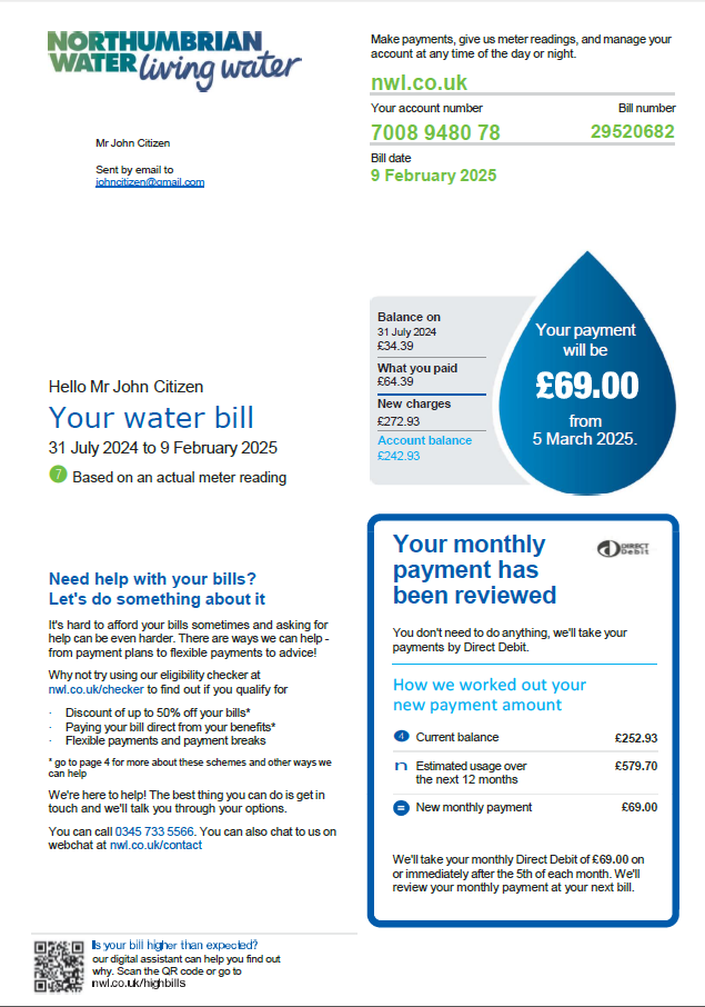  Minol USA business utility bill 